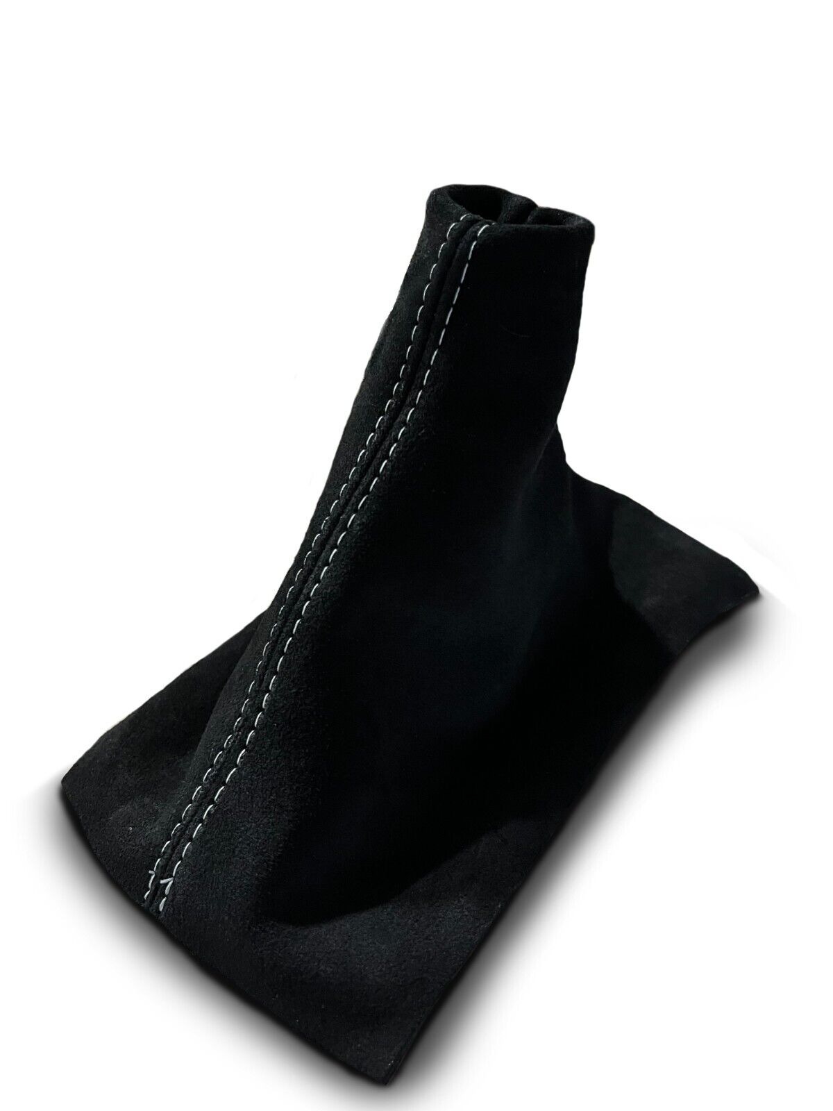 2005-2009 Ford Mustang GT Convertible Coupe V8 White Stitch Suede MANUAL Shift Boot Cover
