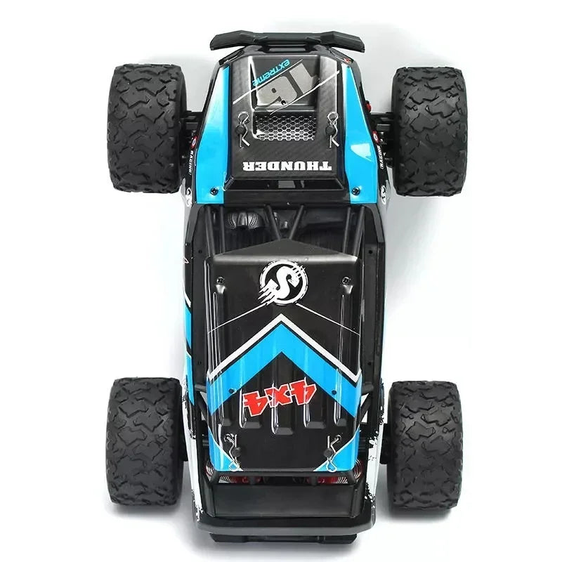 High-Speed 1/18 Scale RC Truggy - 40+ MPH 4WD Adventure-3