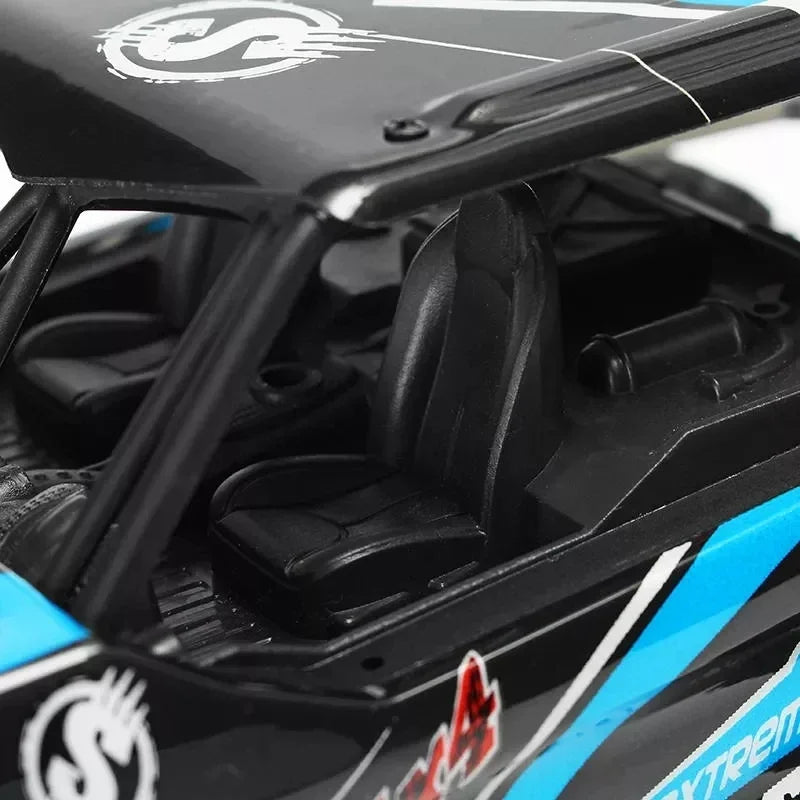High-Speed 1/18 Scale RC Truggy - 40+ MPH 4WD Adventure-4