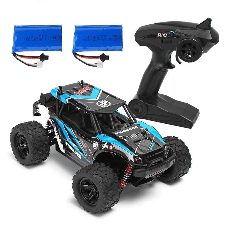 High-Speed 1/18 Scale RC Truggy - 40+ MPH 4WD Adventure-6
