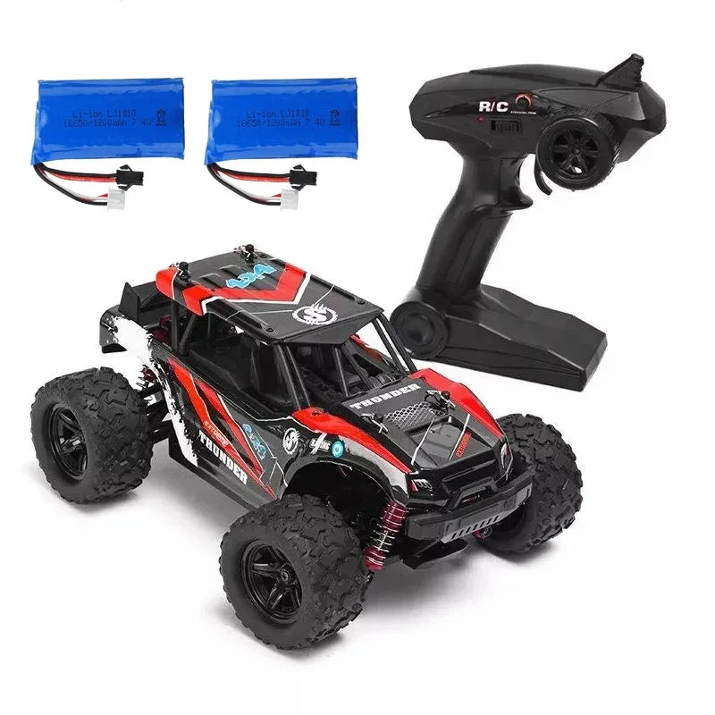 High-Speed 1/18 Scale RC Truggy - 40+ MPH 4WD Adventure-7