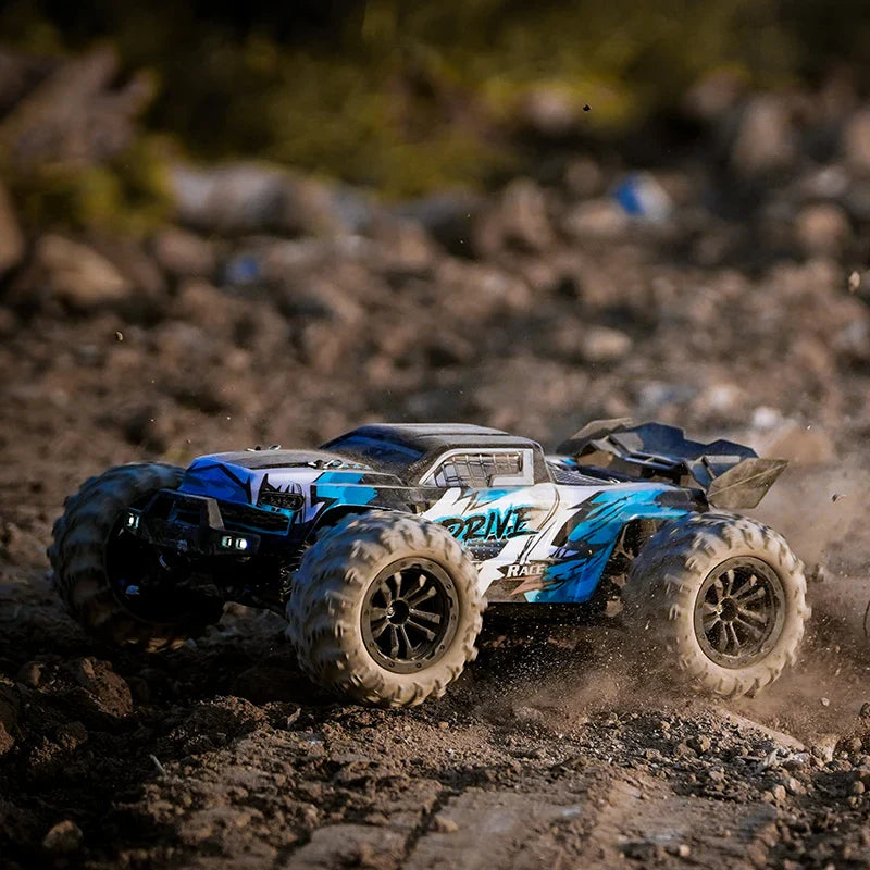 High-Speed 4WD RC Drift Truck with LED Lights-4