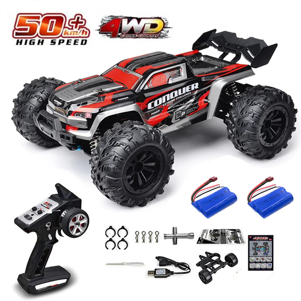 High-Speed 4WD RC Drift Truck with LED Lights-20