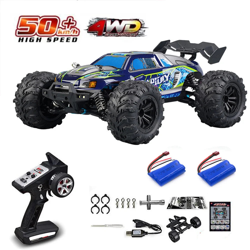 High-Speed 4WD RC Drift Truck with LED Lights-7