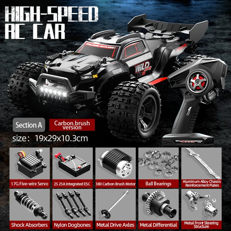 High-Speed JJRC C8810/C8811 RC Monster Trucks for Thrilling Adventures-5