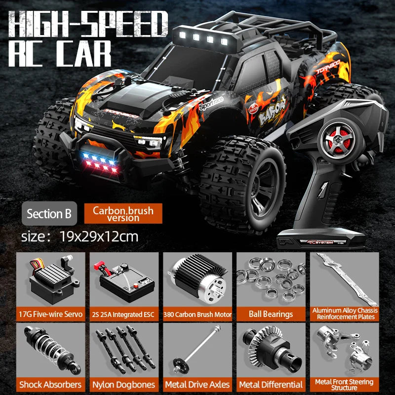 High-Speed JJRC C8810/C8811 RC Monster Trucks for Thrilling Adventures-7
