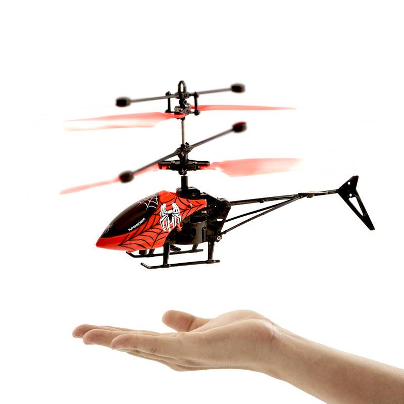 LED Flying Induction Plane - Fun & Interactive Toy for Kids!-0