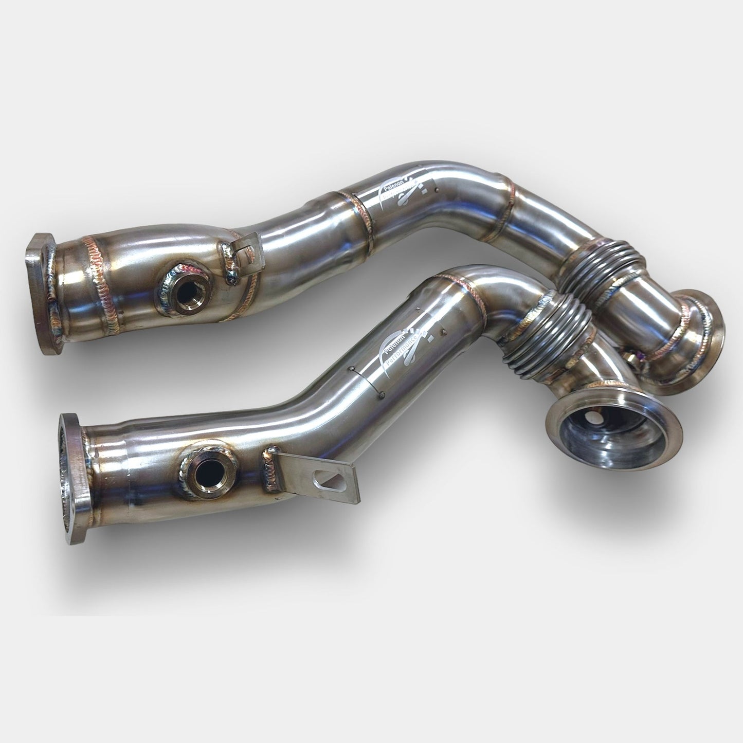 2007-2013 N54 Racing Downpipes For BMW 1M/ 135i/ 335i/ 335is/ 335Xi - Palenon Performance-3