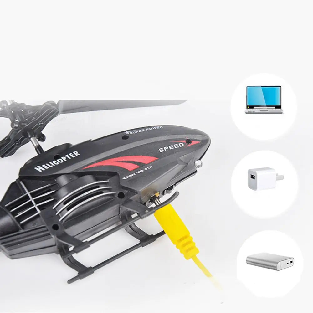 Rechargeable Remote Control Flying Helicopter-2