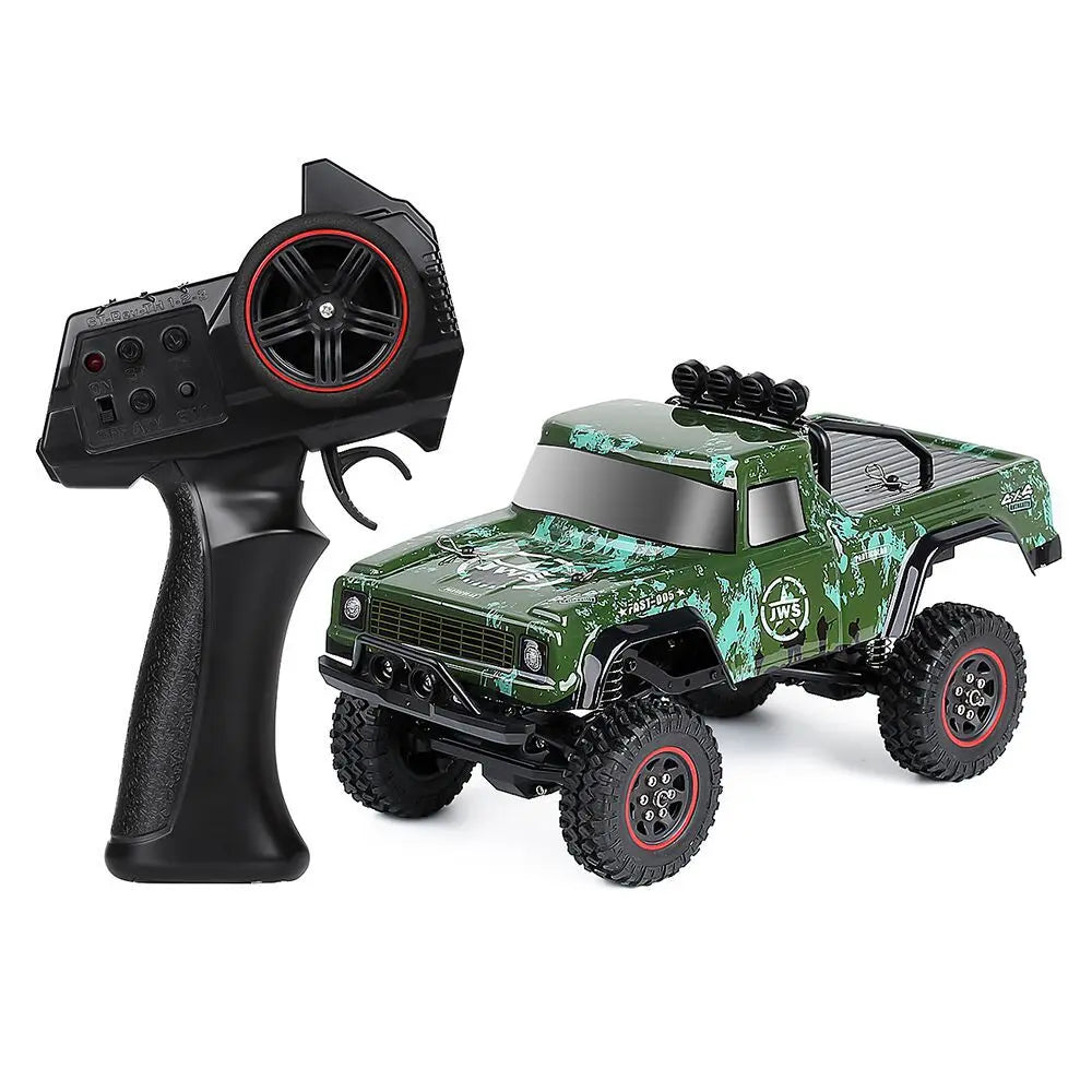 Remote Control 4WD Crawler with LED Lights & Suspension-5
