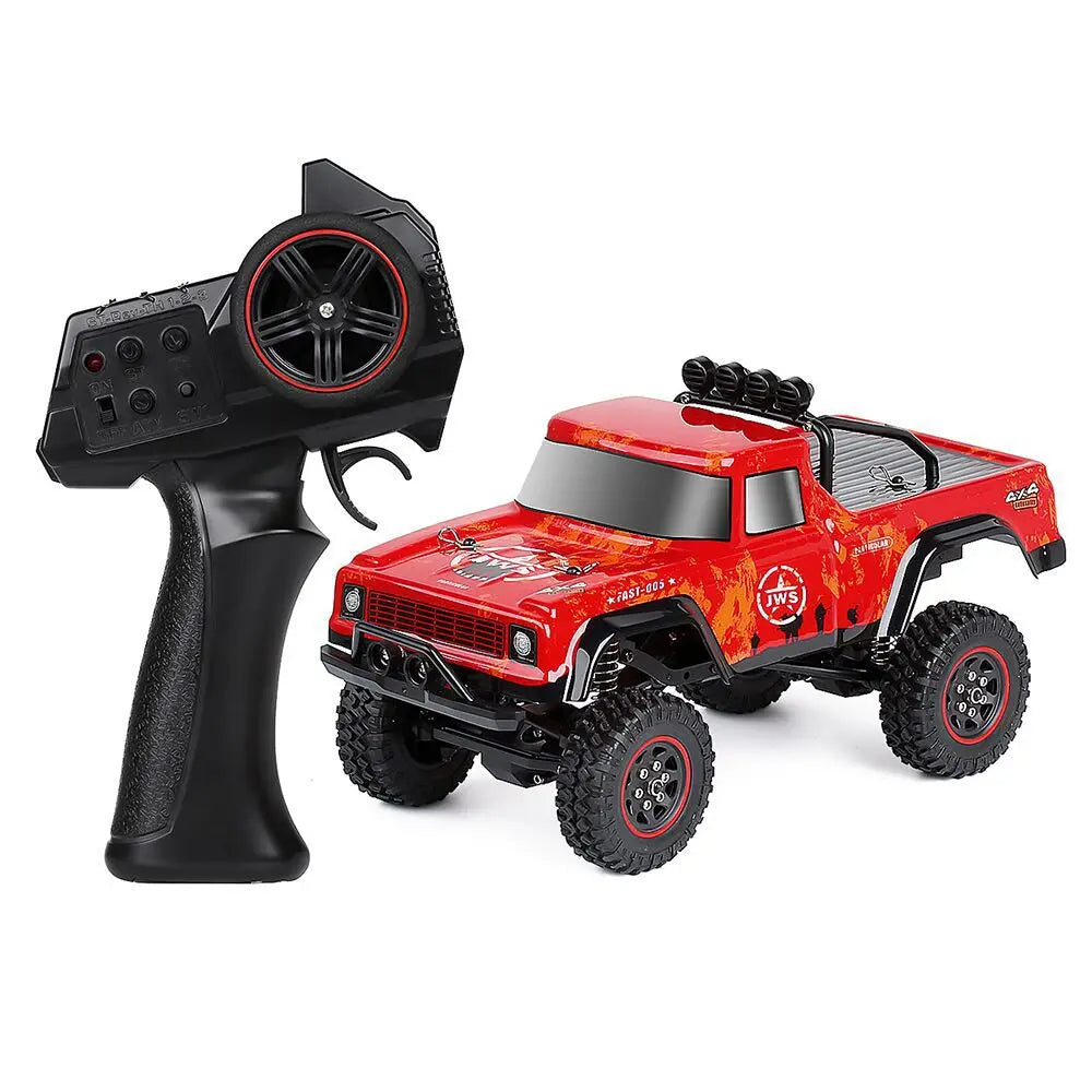Remote Control 4WD Crawler with LED Lights & Suspension-6