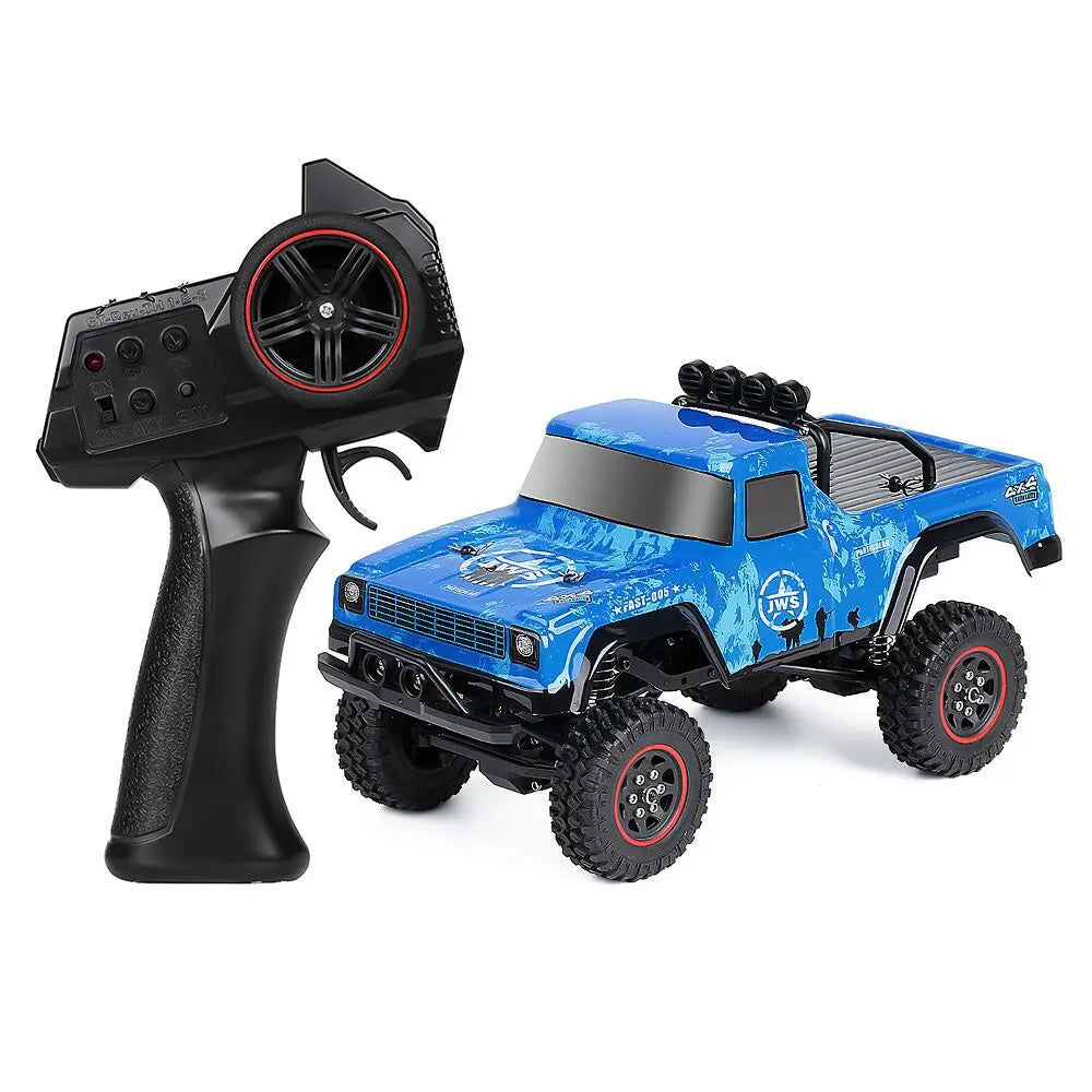 Remote Control 4WD Crawler with LED Lights & Suspension-7