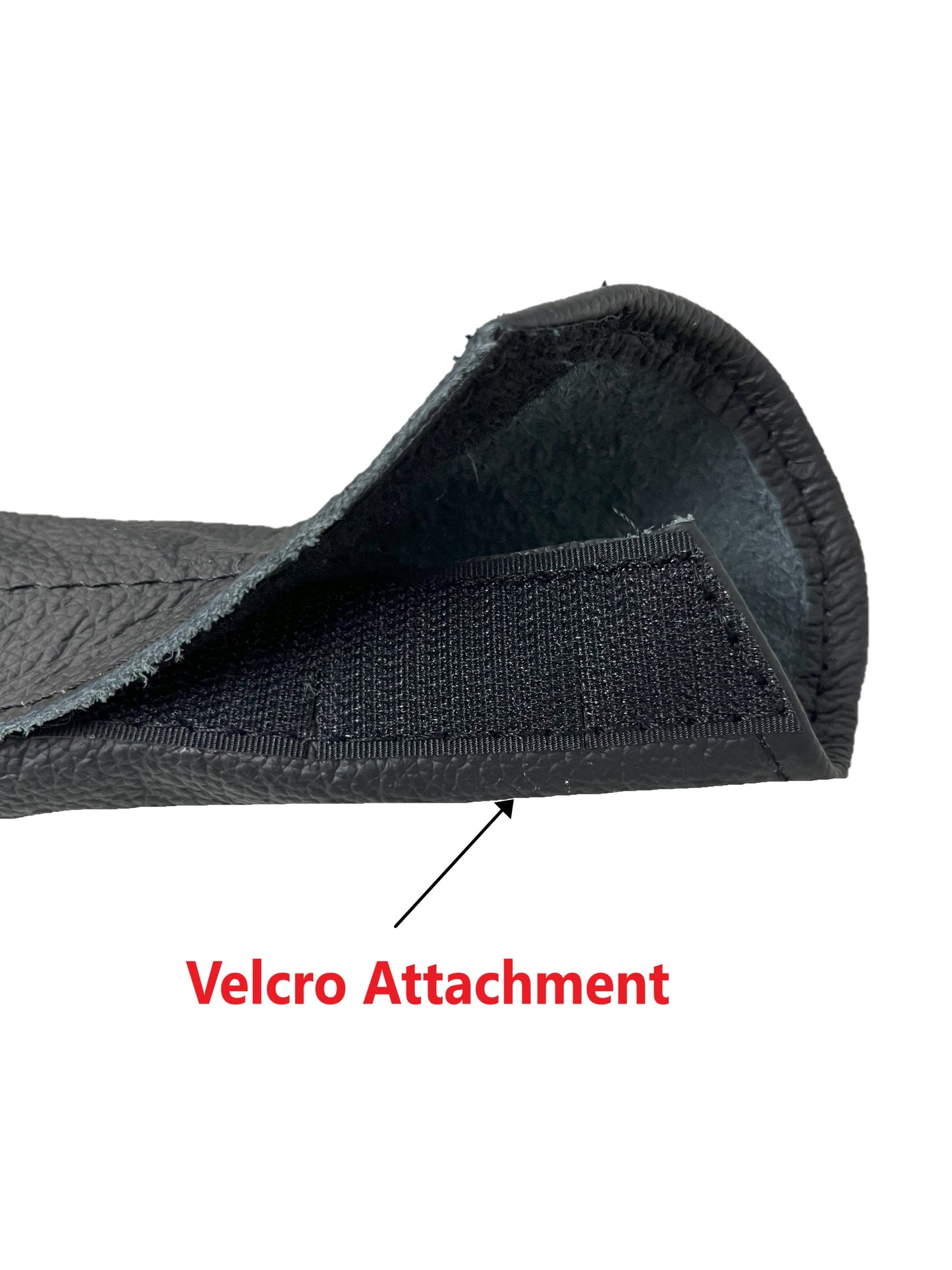 Black Stitch Leather Passenger Grab & 2X Door Handle Cover with Embroidery For Chevy Corvette C5 Z06 1997-2004