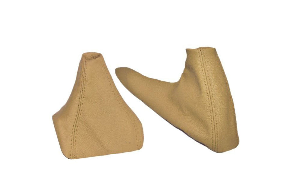 Beige Leather 13 Inch E-Brake & Shift Boot Cover For BMW Z3 1995-2002 M3 Coupe 46 2001-2006