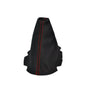 Red Stitch Genuine Leather Parking Brake & Shift Boot Cover For Chevy Corvette C6 2005-2013