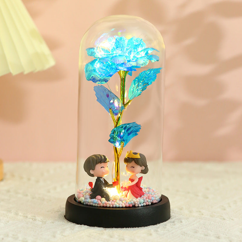 24K Altın Kaplama Gül – Işıltılı Renkler ve Zamansız Zarafet | Winter Dream