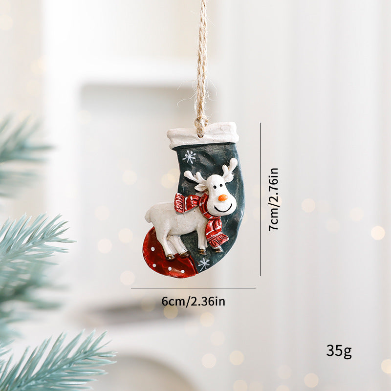 Christmas Decorations Cartoon Elk Ornaments