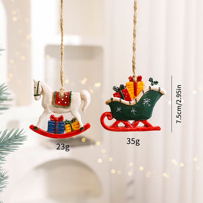 Christmas Decorations Cartoon Elk Ornaments
