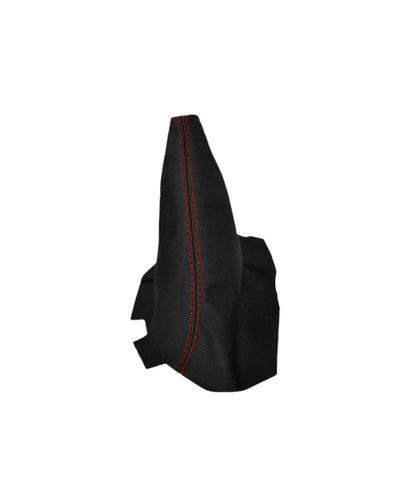 Red Stitch Genuine Leather Parking Brake & Shift Boot Cover For Chevy Corvette C6 2005-2013