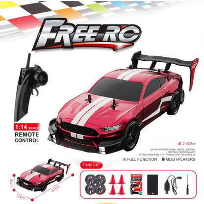 High-Speed RTR Mustang 1:14 4WD Drift RC Car-1