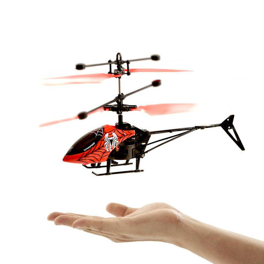 LED Flying Induction Plane - Fun & Interactive Toy for Kids!-0