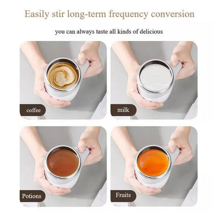 Magnetic Auto-Stir Coffee Cup for Effortless Mixing-4