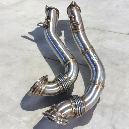2007-2013 N54 Racing Downpipes For BMW 1M/ 135i/ 335i/ 335is/ 335Xi - Palenon Performance-0