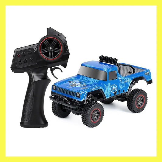 Remote Control 4WD Crawler with LED Lights & Suspension-0