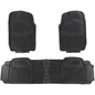 SIXTOL Universal rubber car mats Car Mat UniSet 2, complete, 3 pcs (SX1065)