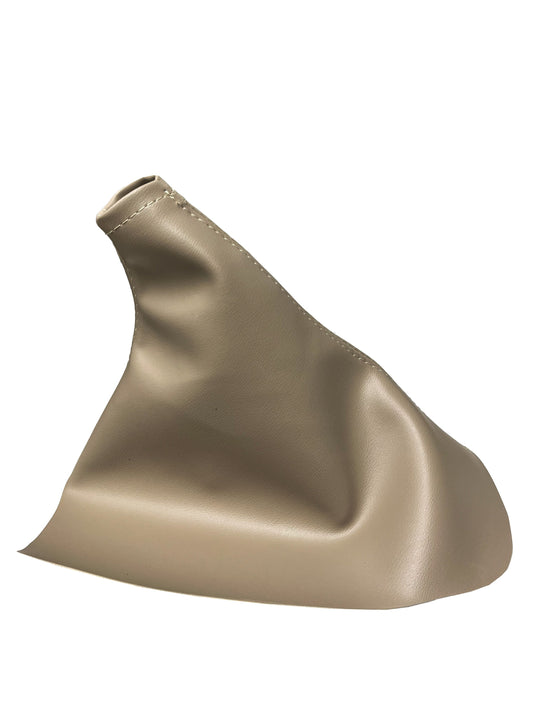 Cashmere Tan Leather Emergency Brake & Shift Boot Cover For 2005-2013 Chevy Corvette C6