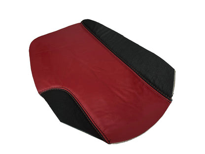 Cobalt Red & Black Leather Console Armrest Handbrake & Shift Boot Cover For 2005-2007 Chevy Corvette C6