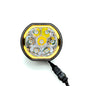5" 45W Round LED Pod Lights with Amber DRL – Linkable LED Light Bar for Off-Road Truck, 4x4 Jeep, ATV, UTV