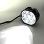 5" 45W Round LED Pod Lights with Amber DRL – Linkable LED Light Bar for Off-Road Truck, 4x4 Jeep, ATV, UTV
