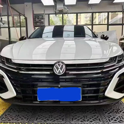 Volkswagen logo front grill LED mirror illuminated emblem ACC radar compatible