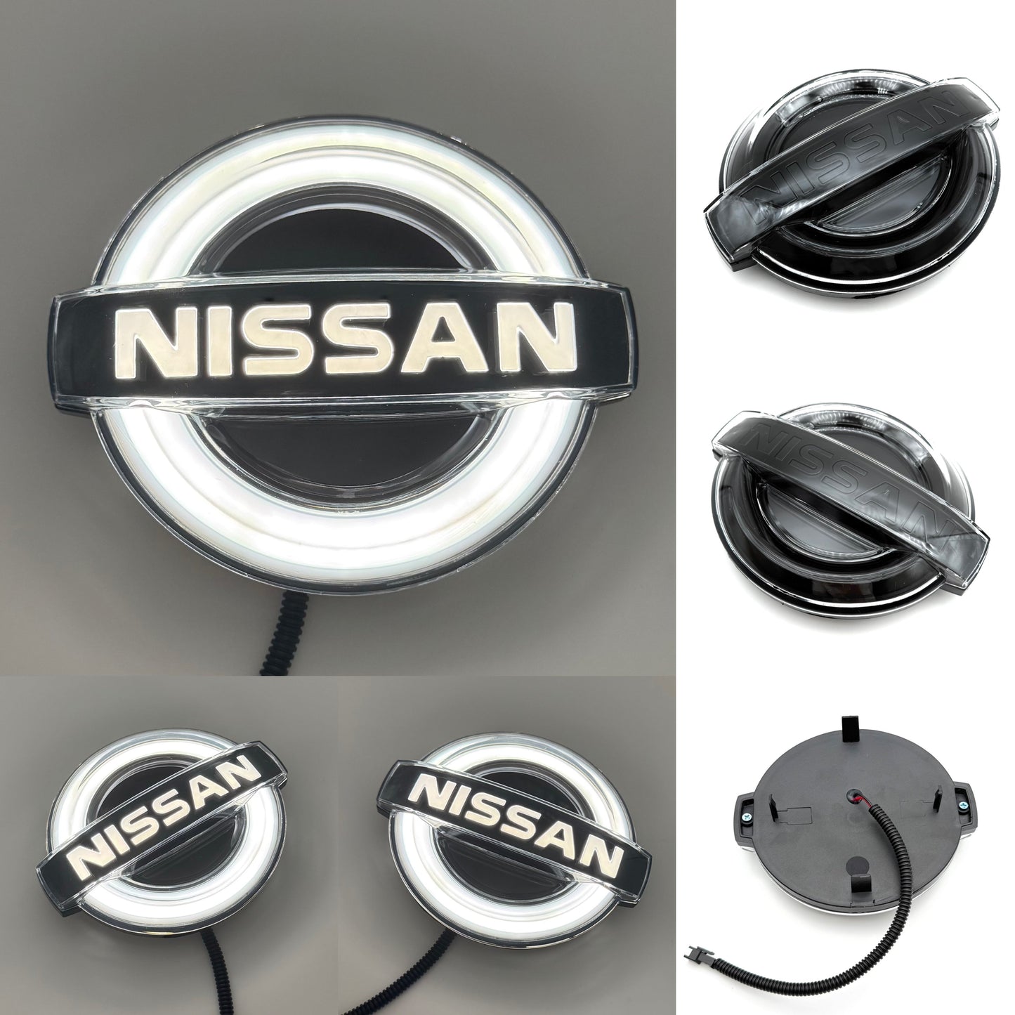 Nissan Logo Front Grille LED Crystal Dynamic Illuminated Emblem