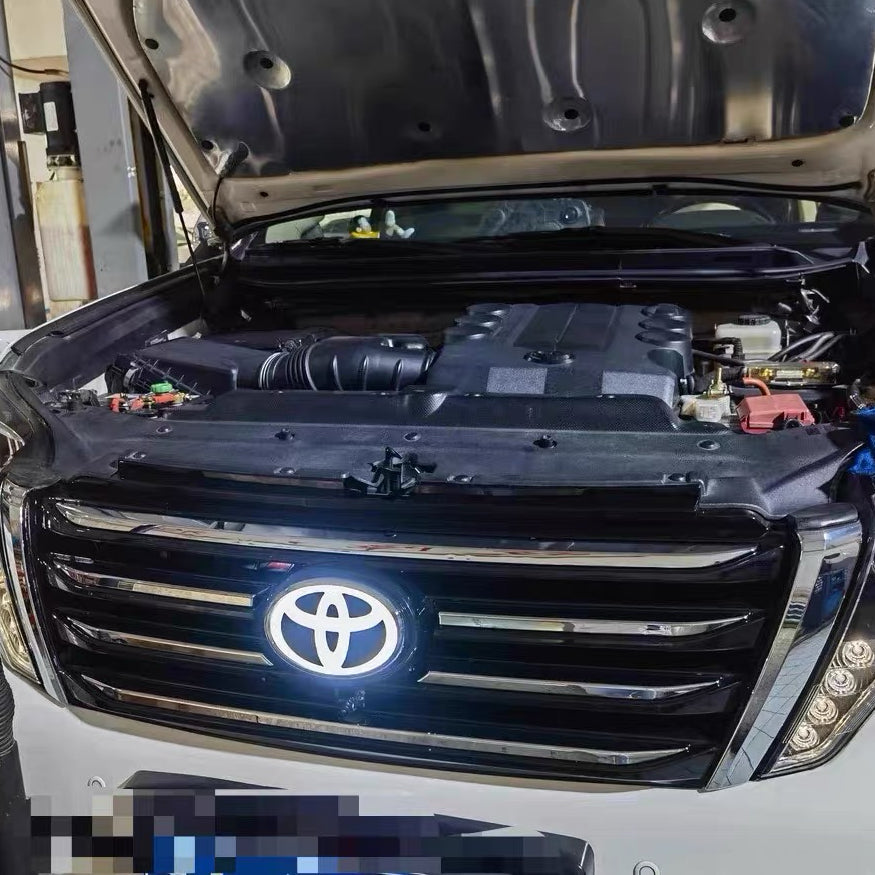 Toyota Logo Front Grille LED Dynamic Illuminated Emblem Compatible with ACC Radar