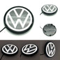 Volkswagen logo front grill LED mirror illuminated emblem ACC radar compatible